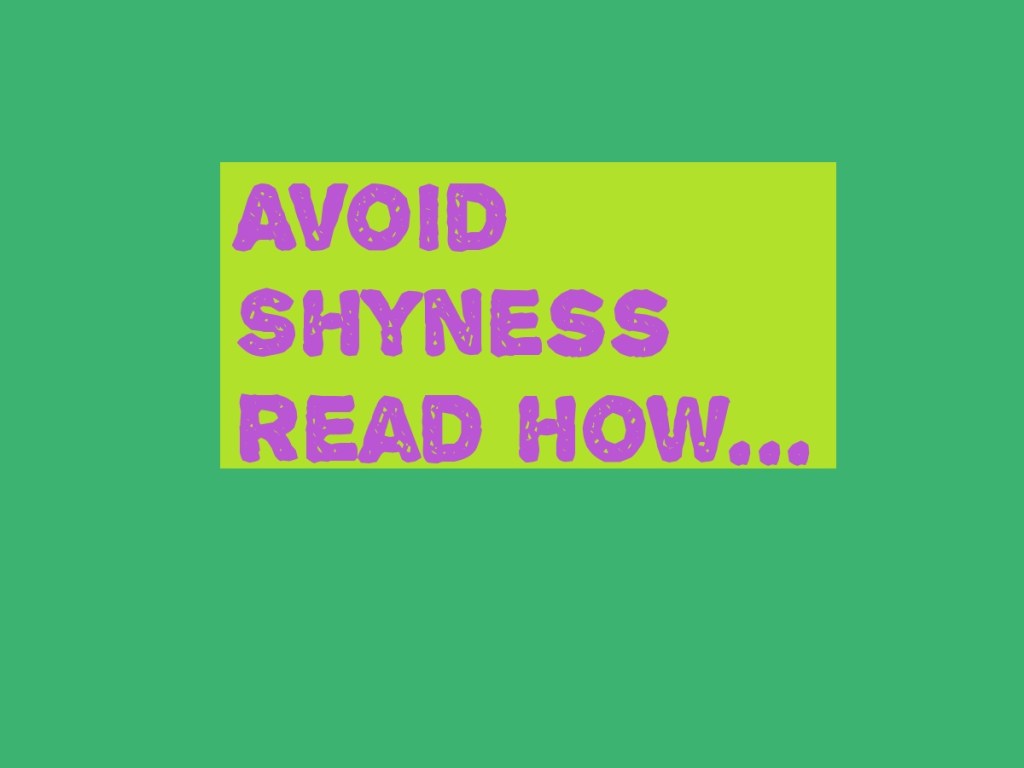 Shy to Speak With New&nbsp;People