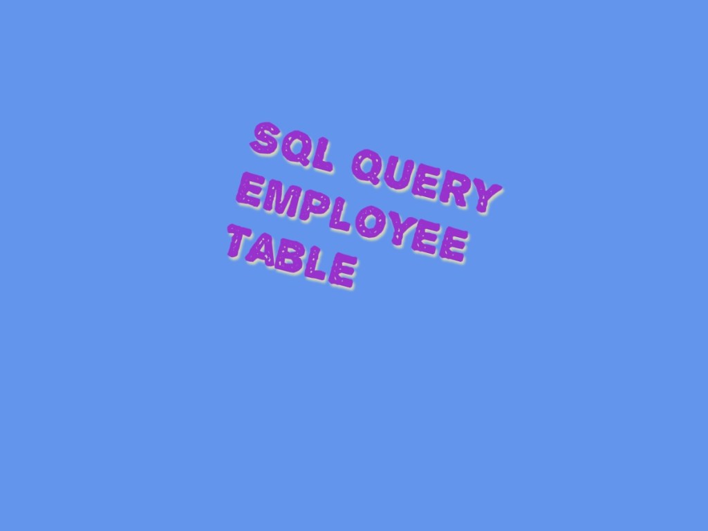 SQL Query To Get EmpIDs Department&nbsp;Wise
