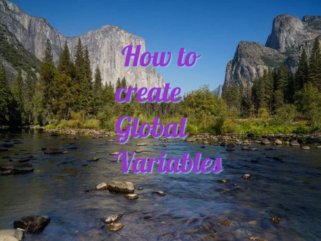 How to Write SQL to Create Global&nbsp;Variables