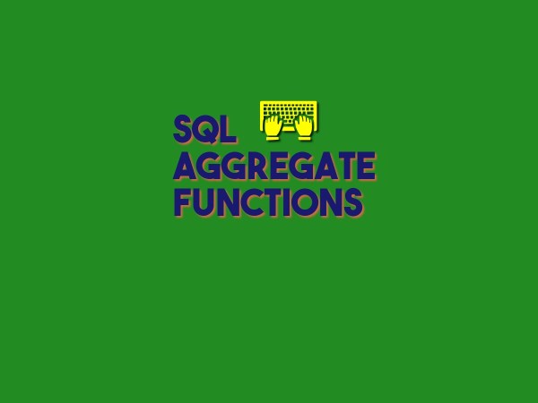 SQL aggregate functions