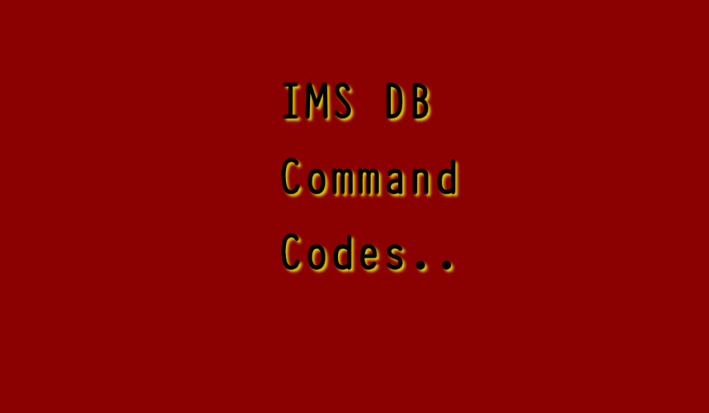 IMS DB SSA: List of Top Command&nbsp;Codes