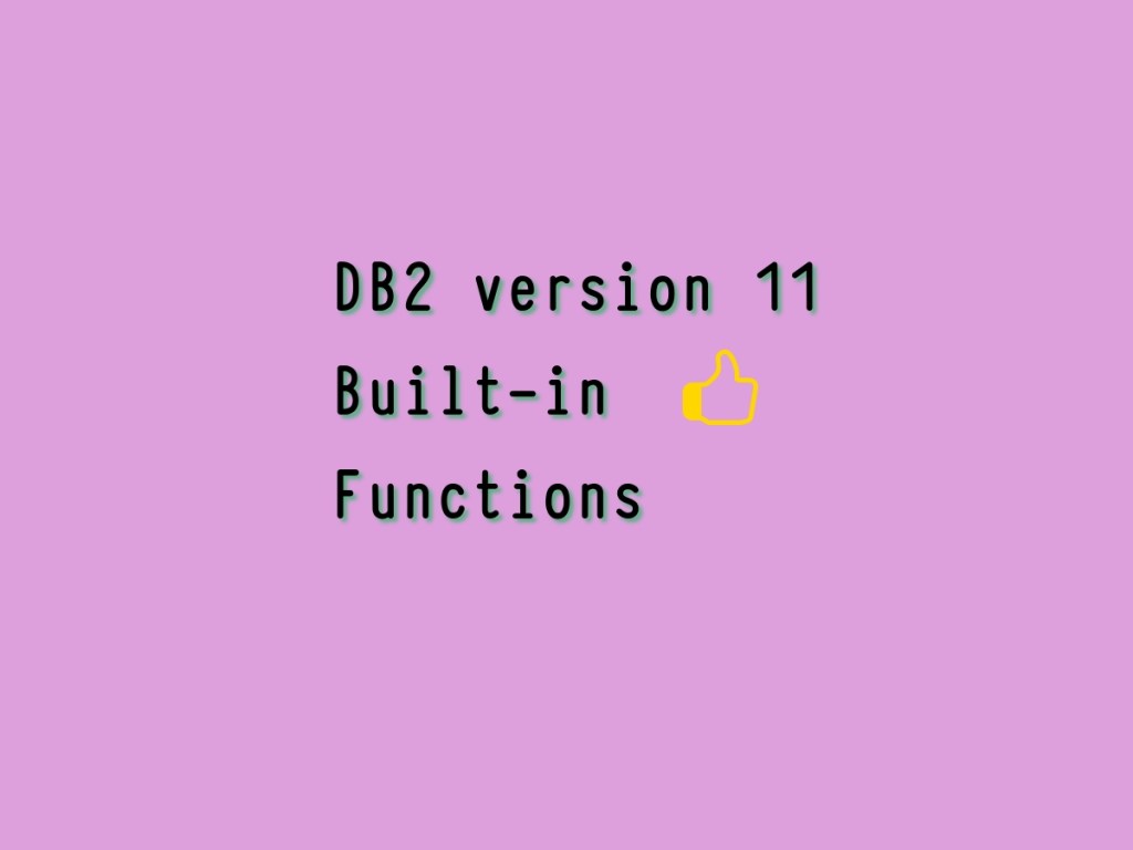 DB2 V11 New Functions: Read Right&nbsp;Away