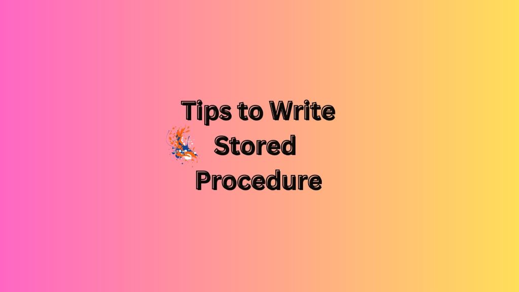 How to Write Stored Procedure in&nbsp;DB2