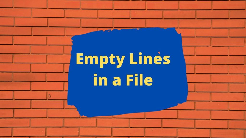 grep: How to Find Empty Lines in a&nbsp;File