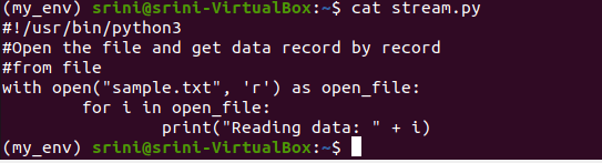 The stream.py details